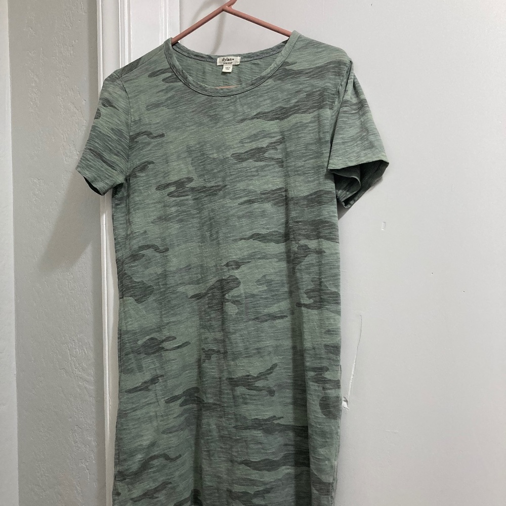 Knee length camo dress,
